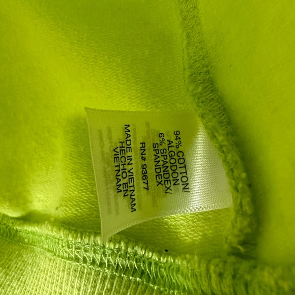 Athletic jacket - bright green black and white SJB active medium - Picture 5 of 7